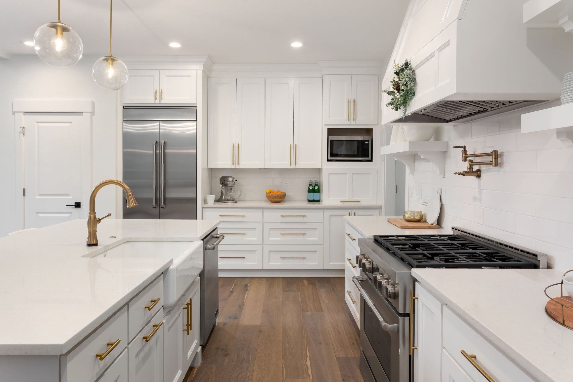 Modern Kitchen Renovation with Drawers and Large Island